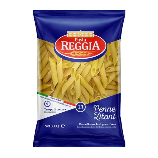 Penne Zitoni 33 - 500gr - Pasta Reggia