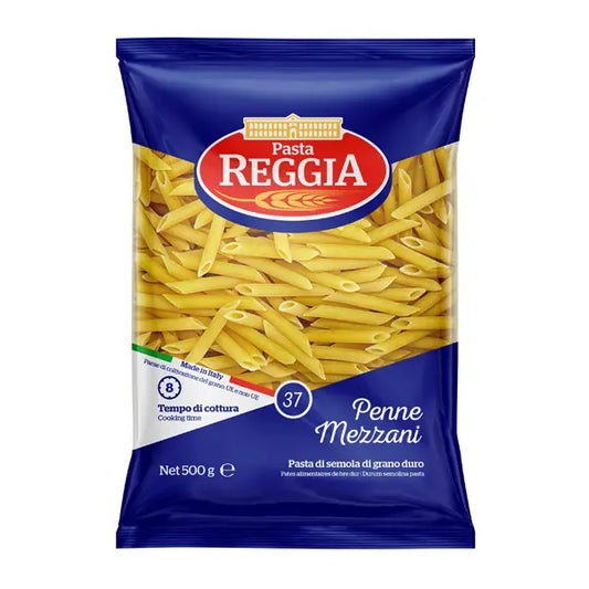 Penne Mezzane Lisce 37 - 500gr - Pasta Reggia