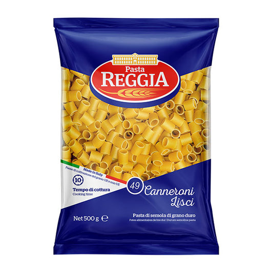 Canneroni Lisce 49 - 500gr - Pasta Reggia