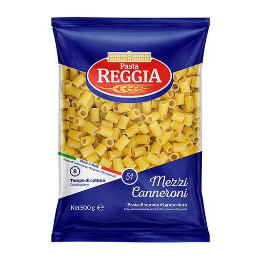 Mezze Canneroni 51 - 500gr - Pasta Reggia